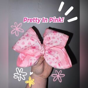 Baby Girls/Little Girls hand tied boutique ribbon pink ballet inspired bow!